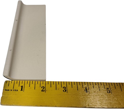 Black 2 x 6 in Ceramic Tile Bullnose Mud Cap Trim Edge 2x6 inch 6 Inch,  - Picture 5 of 9