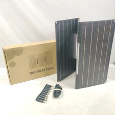 30W Portable Foldable Solar Panel Charger for Outdoor Camping Solar Battery