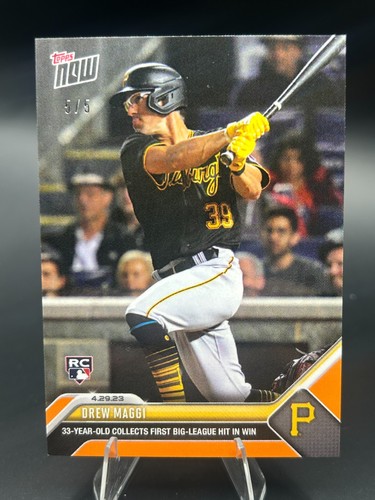 2023 TOPPS NOW #201 DREW MAGGI - 5/5 ORANGE - Picture 1 of 2