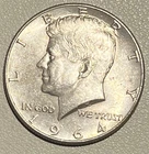 1964-P Kennedy Half Dollar 90% Silver US Coin Collectable