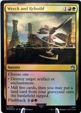 Wreck and Rebuild | Foil Showcase | Doctor Who WHO | EDH Gruul Ramp Removal | NM