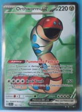 Pokemon - Orthworm EX - Ultra Rare 162/142 - 2024 Stellar Crown