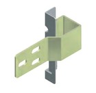 Galvanized steel sheet female winglet for internal hinges