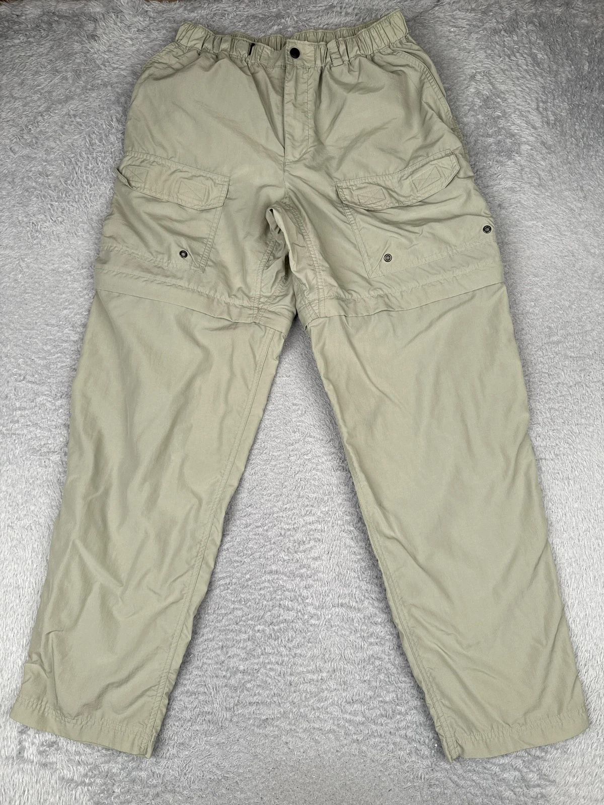 REI Pants Mens Medium Beige Convertible Cargo Hiking Nylon Elastic Outdoor
Opens in a new window or