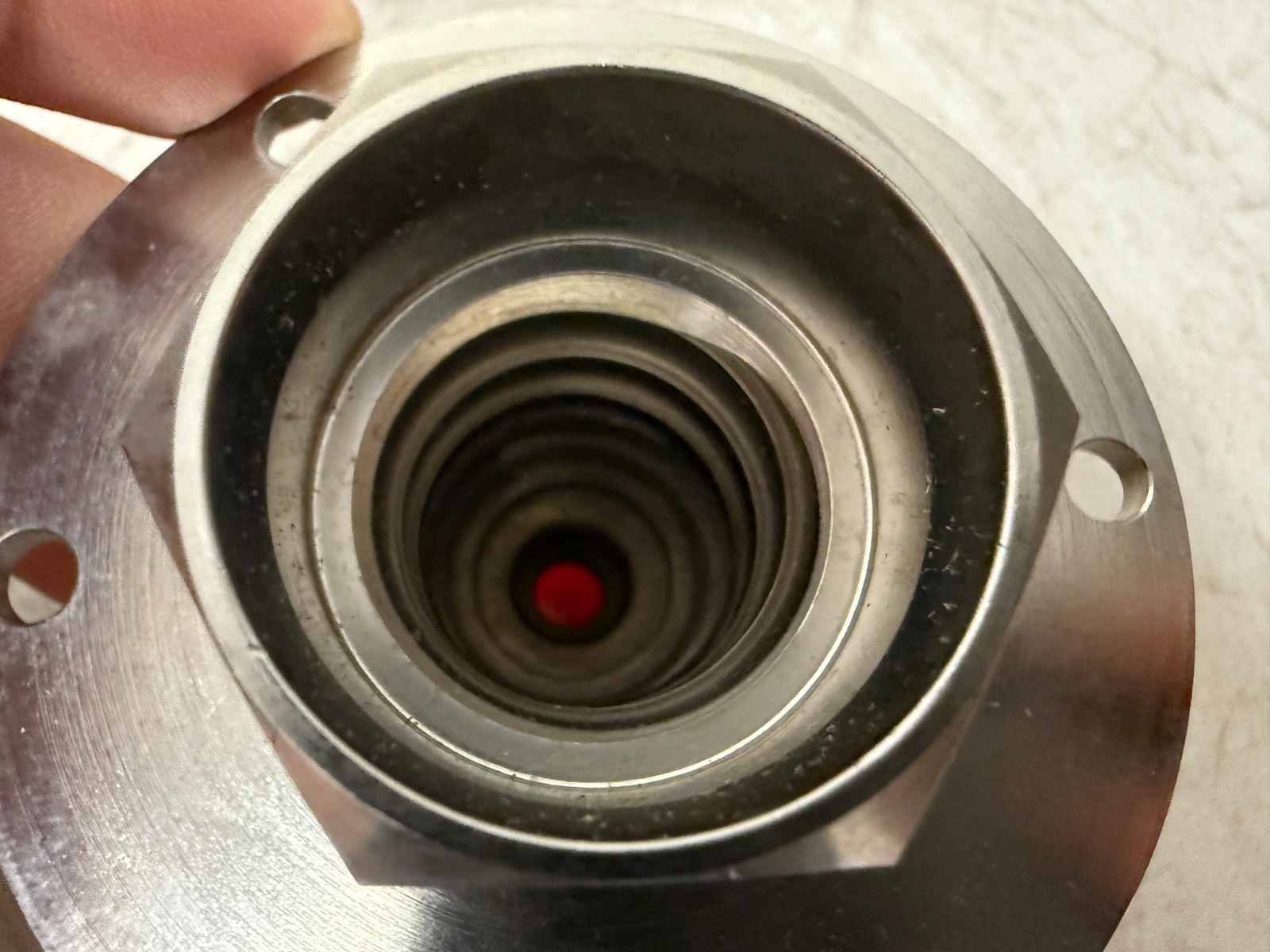 Flange Mount RF Coaxial Connector Adapter N-Type/SMA Military Aerospace Surplus