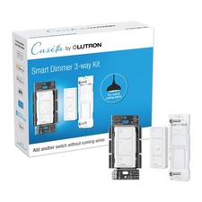 Lutron Caseta 3 Way Smart Dimmer Light Switch Kit, Includes Pico Remote, Brac...