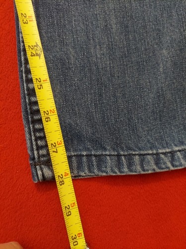 Flypaper 34x32 Straight Jeans Embroidered Pockets Med Wash Distressed - Picture 13 of 16