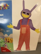 The Amazing Digital Circus "Jax" Smug Purple Rabbit Jax Plush Jumpsuit “only” M