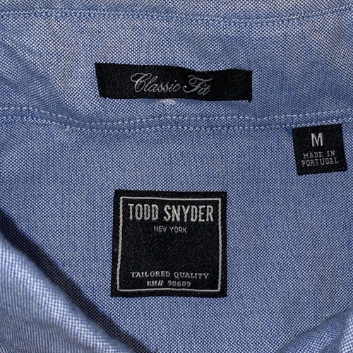 Todd Snyder Oxford Button Down Long Sleeve Shirt Mens Medium Classic Fit Cotton - Bild 7 von 7