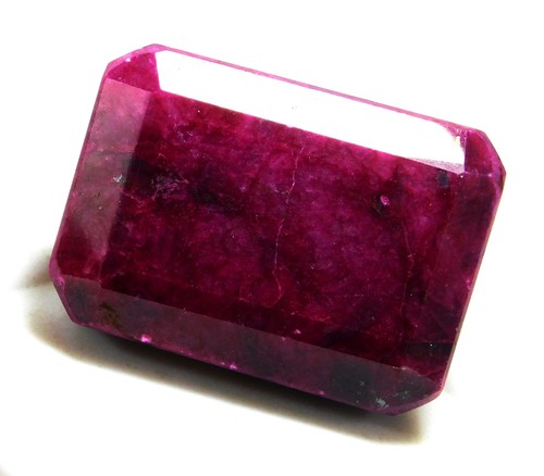 Rubino Rosso Naturale Certificato Taglio Smeraldo 102,30 Cts Gemma Sciolta R204 - Foto 3 di 4