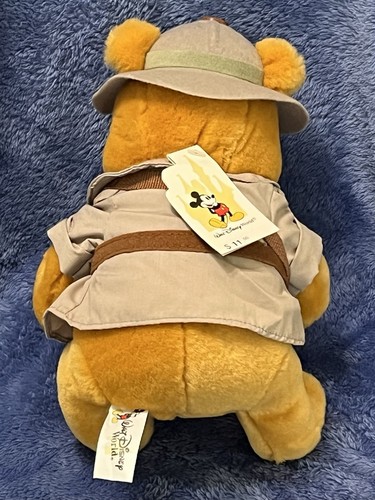 Bolsa de frijoles de peluche Winnie-the-Pooh Bear Safari Disney World de 9" Walt Disney Store - Imagen 4 de 10