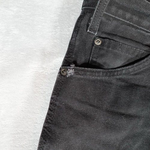 Dickies Carpenter Canvas Pants Mens 34x34 (Fits 34x33) Baggy Fit Faded STAINS* - Picture 6 of 15