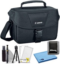 Canon 100ES Padded Compact Digital SLR EOS Camera Gadget Case + Cleaning Kit