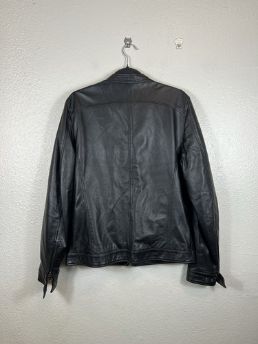 D’Arienzo Hamilton 100% Lammleder Bikerjacke schwarz Größe 50 - Bild 2 von 10