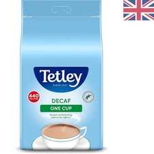Tetley Decaf Tea - 440 Black Teabags, Quick Brew, Sustainable & Gentle Flavor 0.05 per strip
