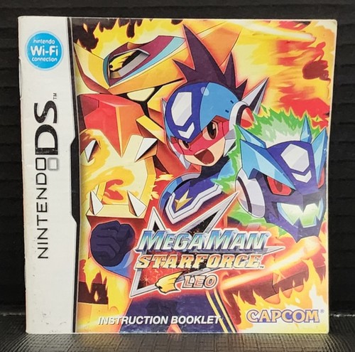 Mega Man Star Force 1: Leo (Nintendo DS) w/original instructions & reprint case - Picture 4 of 9