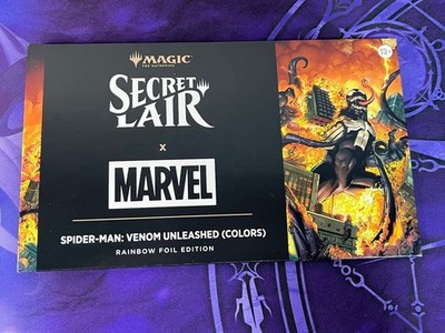 Secret Lair Marvel's Spider-Man Venom Unleashed Colors Foil
