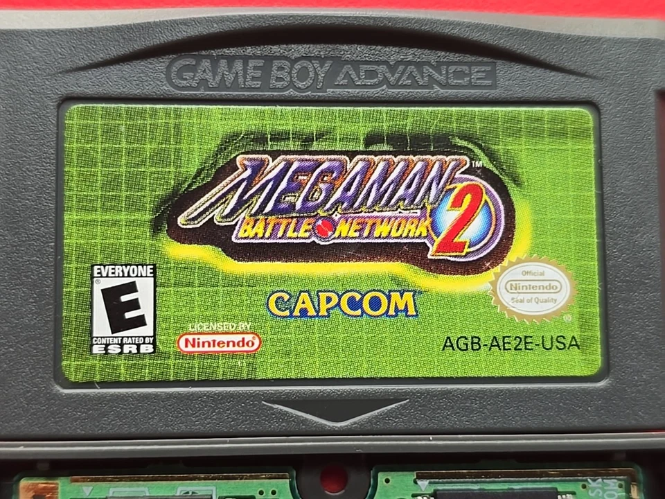 Game Boy Advance Mega Man Battle Network 2 Nintendo GBA Auténtico Ahorra Megaman Foto 3 de 4