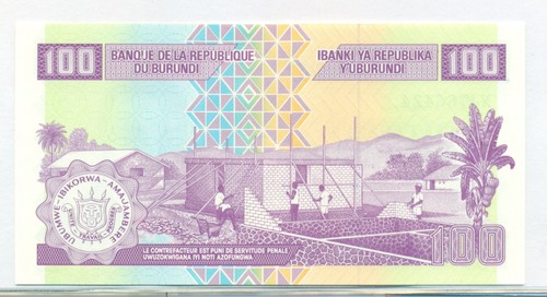 Burundi 2011 100 Francs Bank Note Superb Gem New 68 PPQ PCGS Currency - Picture 4 of 4