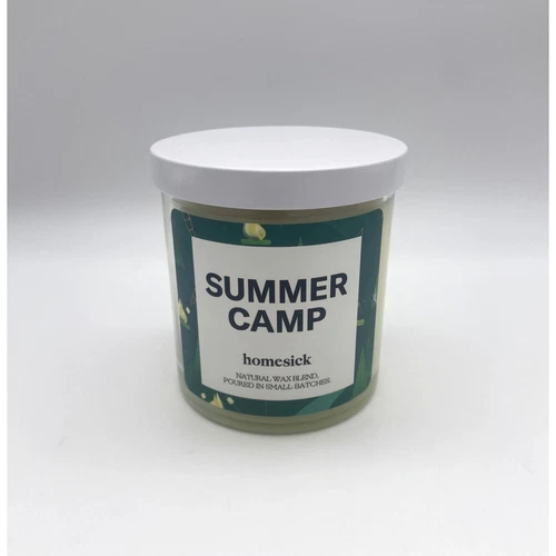 Homesick: Summer Camp Scented Natural Wax Candle NEW Aromatherapy