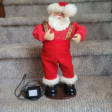 Jingle Bell Rock Santa Claus Animated Dancing Musical 1998 1st Edition Works