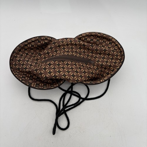 Sehr gepflegte Vintage Handarbeit Kokos Schultertasche Handtasche mit Reißverschluss - Bild 5 von 9