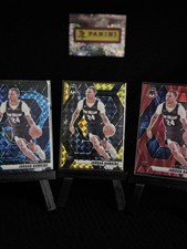 2024-25 Panini Jordan Hawkins #26 Choice Black Gold Mosaic /8 + Genesis/Seismic