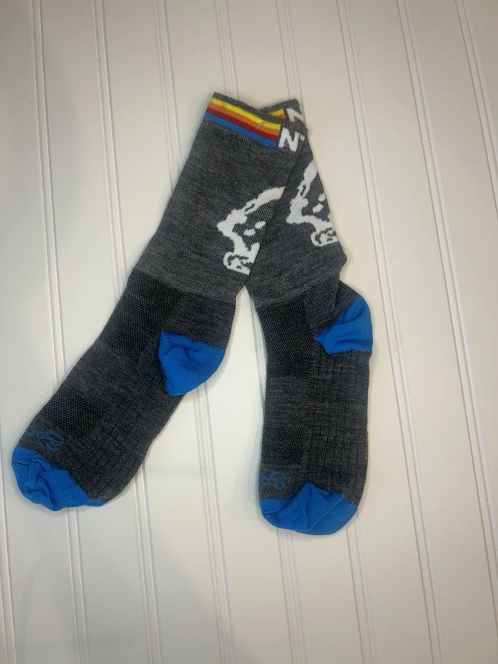 Calcetines Calcetín Guy Noquemanon Trail Network Ciclismo Atlético 6 pulgadas Talla S-M Foto 3 de 4