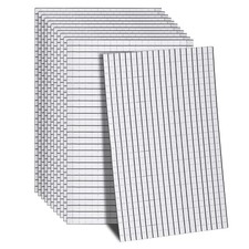 12 Sheet 7200 PCS Glass Mirrors Disco Ball Tiles Self-Adhesive Silver 5x5mm