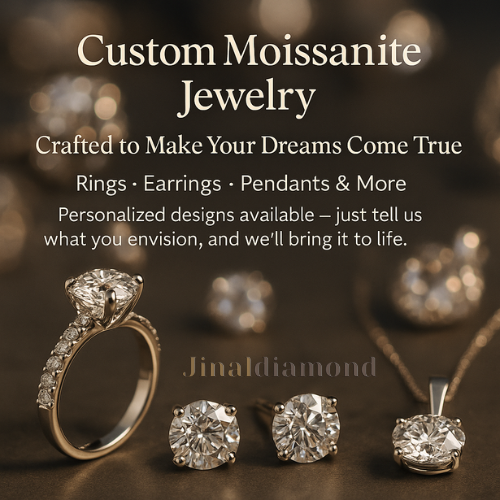 Anello di Fidanzamento Oro Massiccio 14k Taglio Ovale 2.Ct Moissanite 3 Pietre Pavimentazione Torta Set - Foto 4 di 5