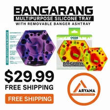 OOZE Bangarang Silicone Tray – Multipurpose with Removable Banger Ashtray