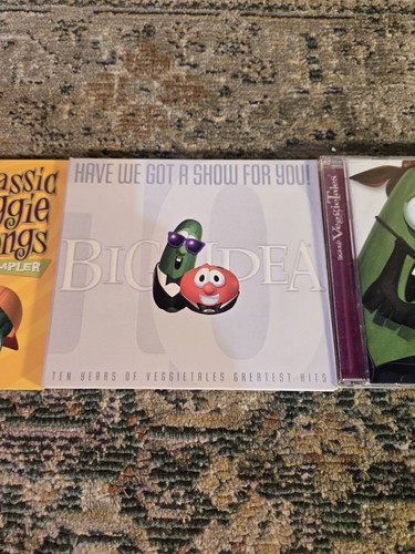 VeggieTales Cd Lot Greatest Hits; Silly Songs With Larry; Classic Veggie Songs - Picture 3 of 7