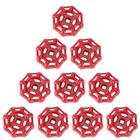 10 Stück Absperrgriff Torventilgriff 7x7mm Loch Outdoor Gas Wassergriff