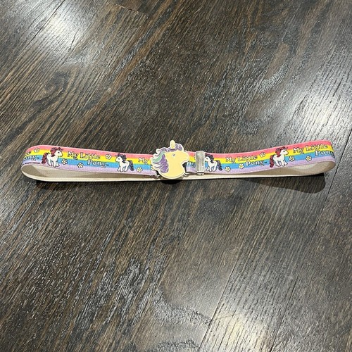 Vintage My Little Pony Belt Rainbow Elastic Child’s Unicorn 1984 Adjustable Rare - Picture 2 of 6