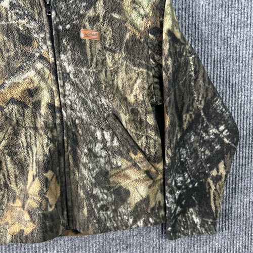 Vintage Hunting Jacket Boys Medium Realtree Camo Zip Up Hoodie Woolrich - Picture 5 of 15
