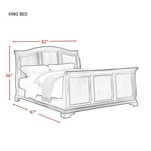 Picket House Furnishings Conley 4 Piece King Sleigh Bedroom Set - Picture 6 of 10