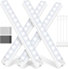 Under Cabinet Closet Motion Sensor Light USB Rechargeable Kitchen Lamp strip