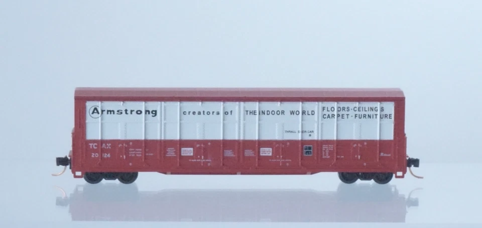 NOS Red Caboose ARMSTRONG 20124 N Scale Thrall Box Car - RN-17404-2 - Image 2 of 4