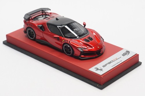 1/43 BBR FERRARI SF90XX STRADALE ROSSO PORTOFINO RED LEATHER BASE  LE5  N MR - Picture 3 of 5