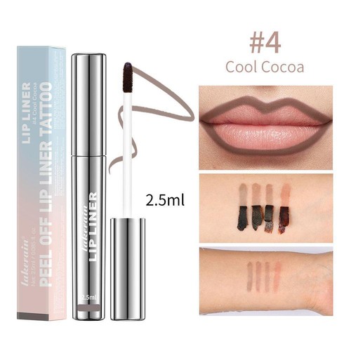 Lip Liner Stay-N -Peel-off Lip Liner Tattoo, Lip Stain Off Lasting-UK Peel E9V0 - Picture 23 of 23