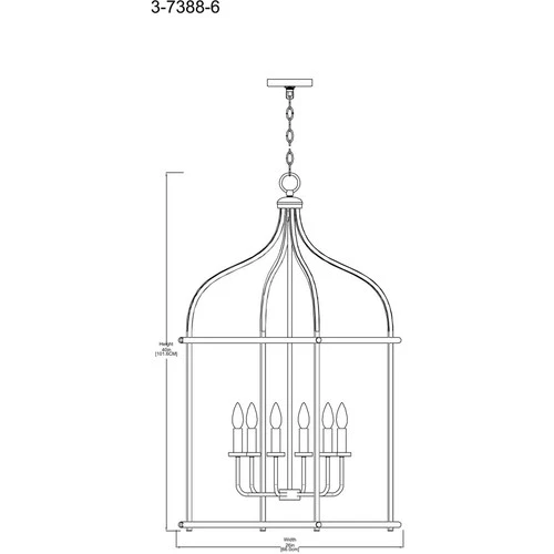 Savoy House Lighting 3-7388-6-89 Brookstone Pendant Matte Black - Picture 7 of 7