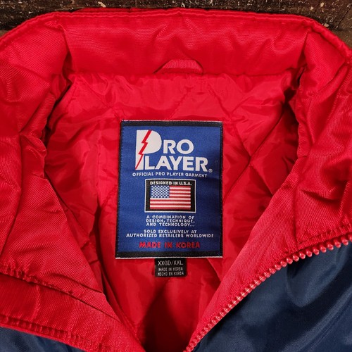 Vintage Pro Player Arizona Wildcats Jacket Mens XXL Blue 90s Puffer University - Picture 3 of 19