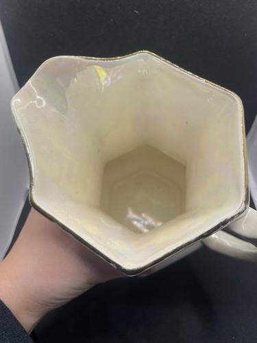 Ringtons Maling Water Jug Ware Pottery Lustre Apple Blossom Flower 19.5cm Tall - Picture 10 of 11