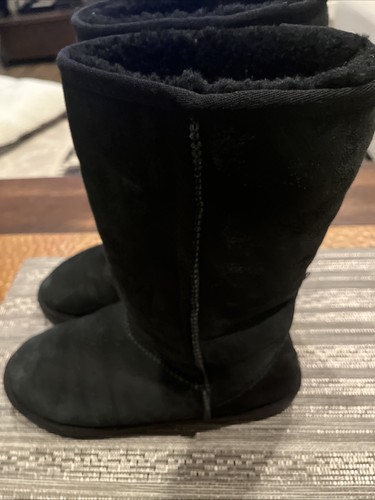 Ozwear Connection UGG Classic Australian Tall Boots black Women's US 8 - Picture 4 of 24