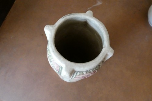 Vtg "WELLER" Pottery Vase 5" x 12" - Picture 20 of 21