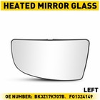 For 2015-2022 Ford Transit 150 250 350 Lower Mirror Glass Non Heated Left Driver