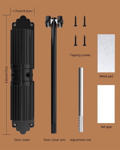 2025 New Automatic Door Closer, self Closing Door, Adjustable Closing Door, D... - Picture 5 of 7