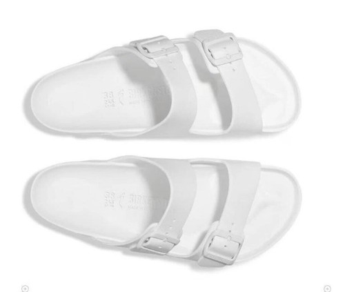 Birkenstock Arizona EVA leggero impermeabile bianco taglia donna taglia 4 stretto - Foto 2 di 6