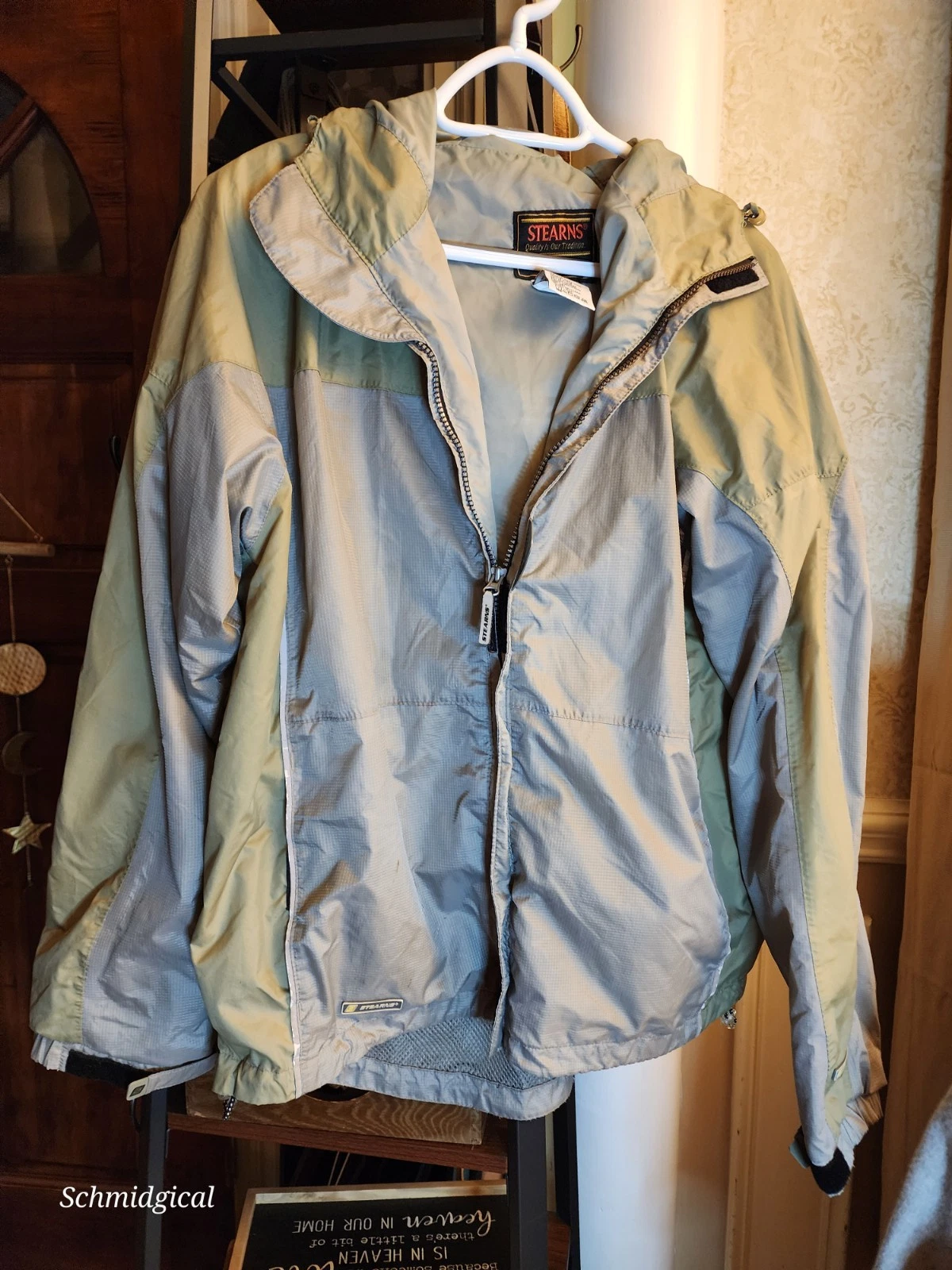 STEARNS DRY WEAR Hooded Windbreaker Size M