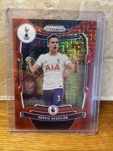 Sergio Reguilon Red Mojo /159 Tottenham Panini Prizm Premier League 2021-22 - Bild 1 von 2